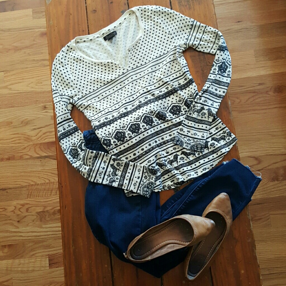 Lucky Brand Thermal Long Sleeve Shirt